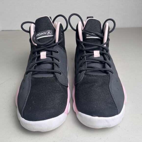 Jordan Jumpman Team II GS Girls 3Y Anthracite Black & Pink Sneakers 820276-060 - Picture 4 of 12